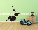 Giraffe Rhinoceros Elephant Animal Friends Nursery Decal Animal Stickers